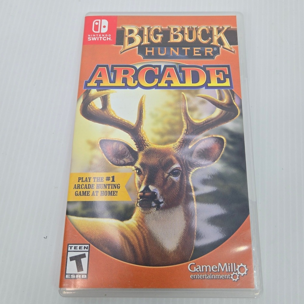 GameMill Big Buck Hunter Arcade Nintendo Switch Hunting Shooter Game Teen NTSC